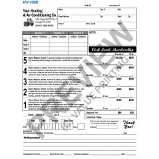 HV-1008 HVAC Club Membership Invoice